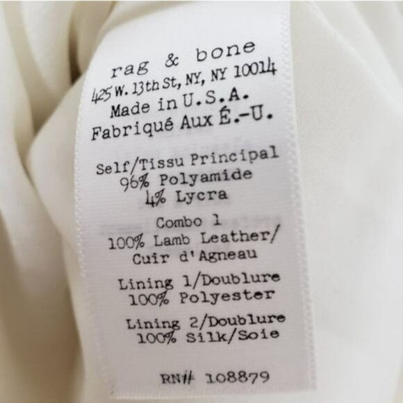 RAG & BONE White Basha Sleeveless Burnout Dress - Picture 15 of 16